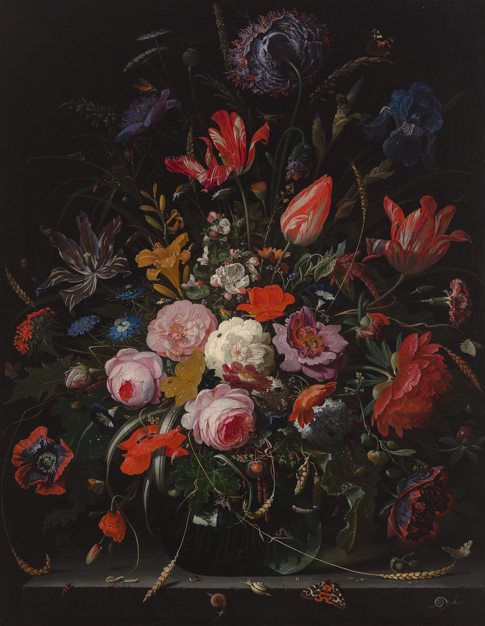 Abraham Mignon, Bloemenvaas, circa. 1665. Olieverf op doek. Collectie Museum Boijmans Van Beuningen, Rotterdam. Foto: Studio Tromp 3..jpg