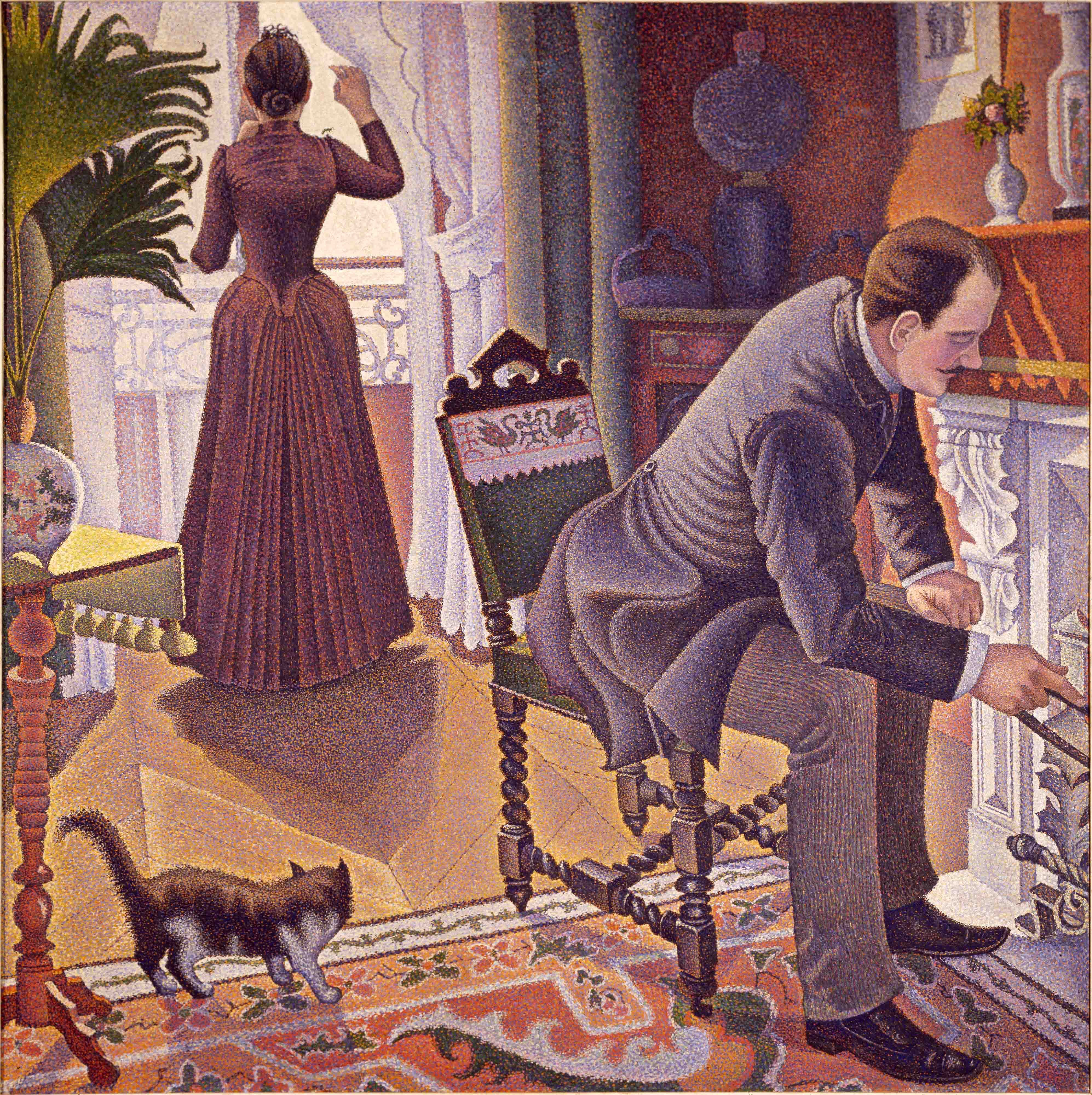 Paul Signac, Dimanche, 1888-1890, Archives Signac 13_Signac, Dimanche_1888-1890_LR.jpg