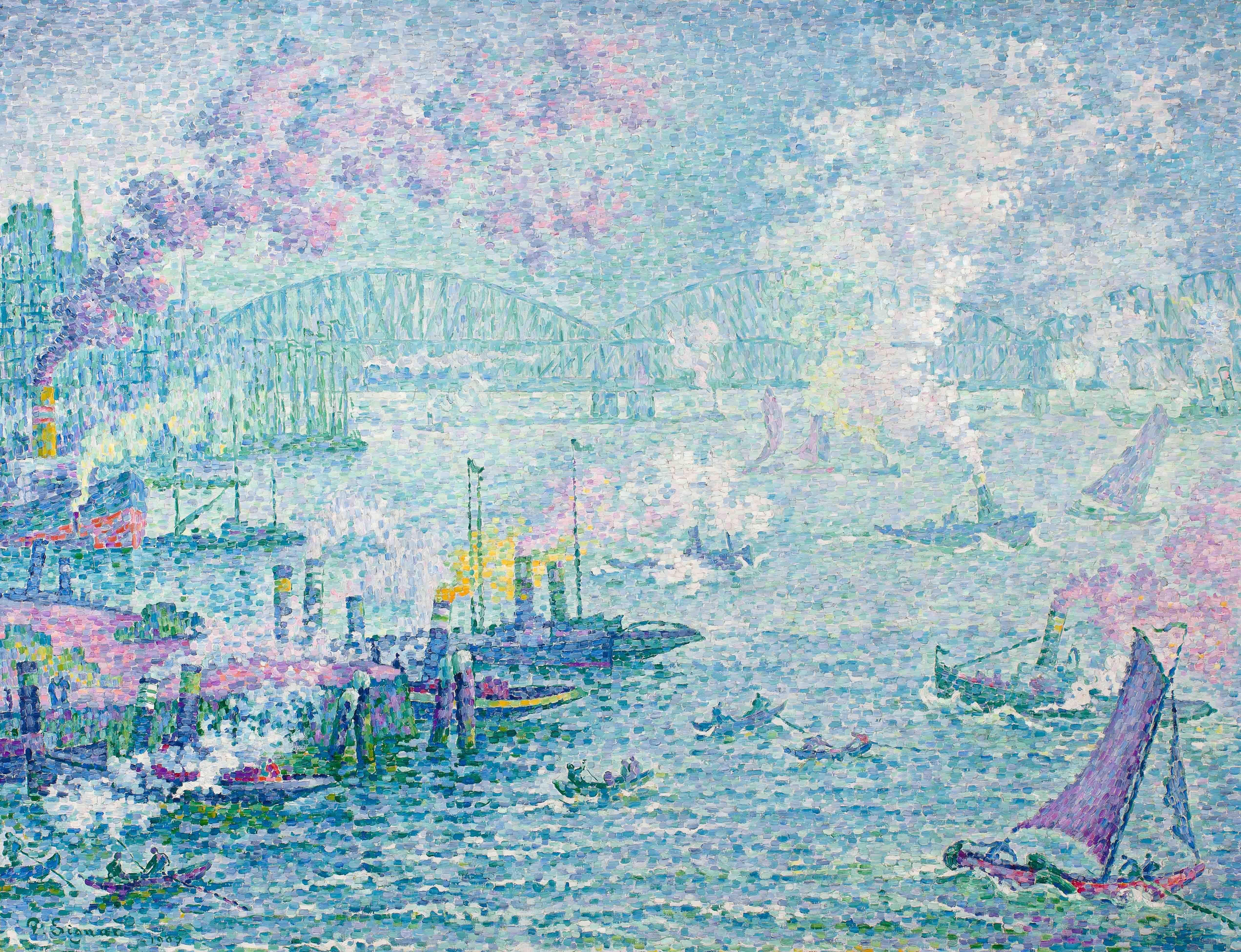 Paul Signac, Le port de Rotterdam, 1907, Museum Boijmans Van Beuningen 2_Signac_The Port of Rotterdam_1907_LR.jpg